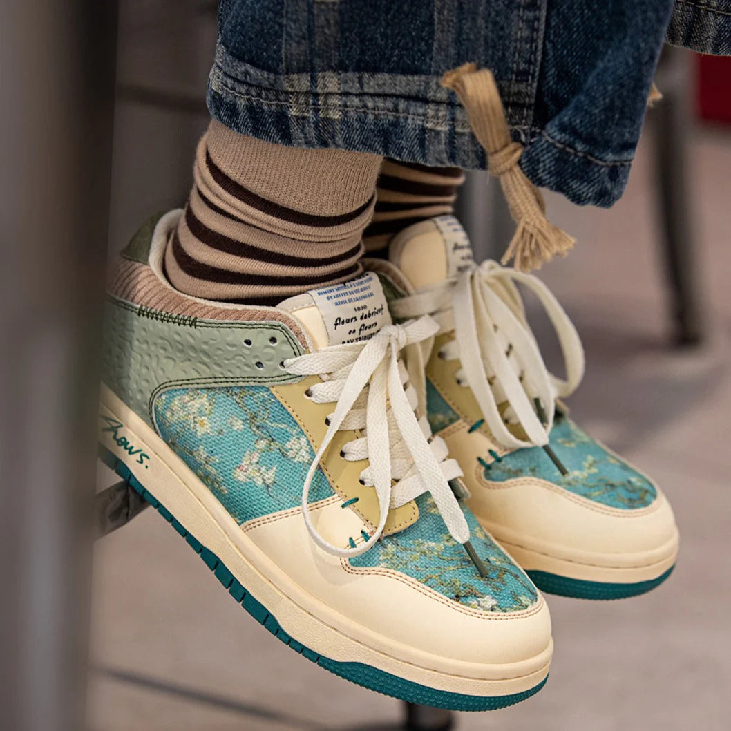 Zapatillas Inspiradas en las Flores de Almendro Vincent van Gogh