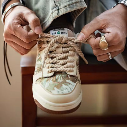 Zapatillas Inspiradas en Pintura al Oleo