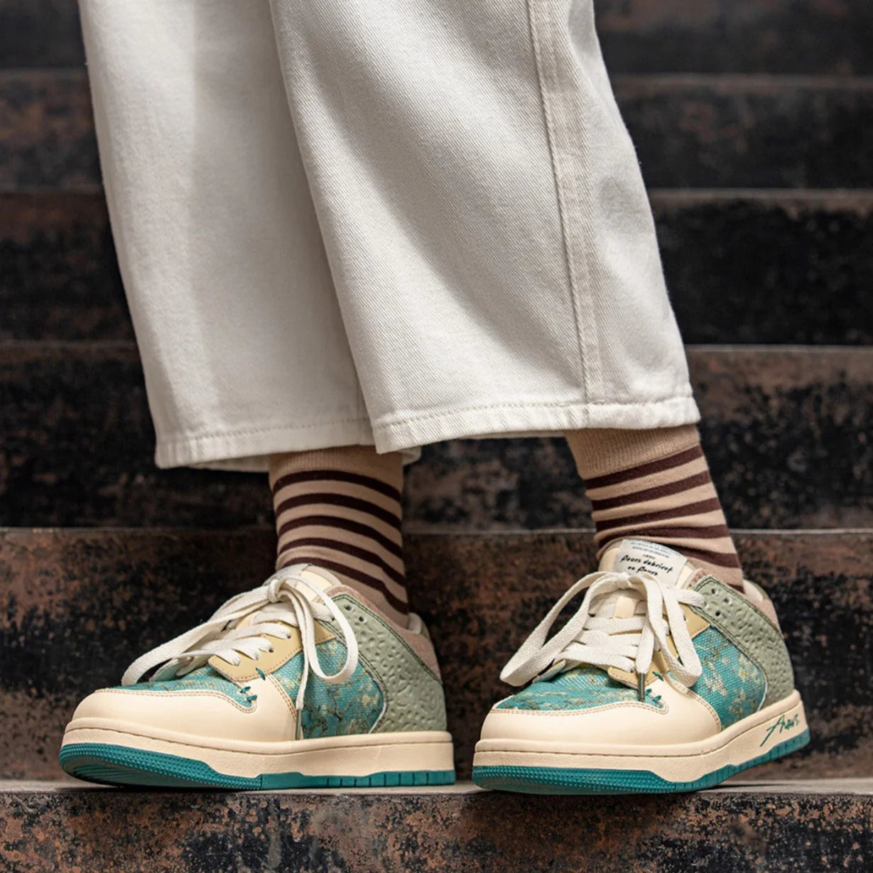 Zapatillas Inspiradas en las Flores de Almendro Vincent van Gogh