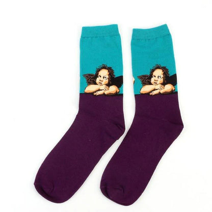 Paquete de 5 pares de calcetines artísticos